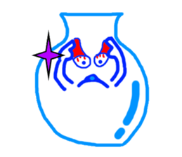 The blue-and-white porcelain sticker #9565325