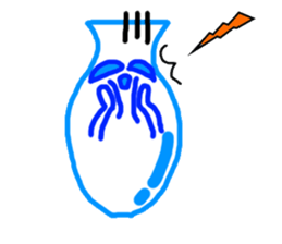 The blue-and-white porcelain sticker #9565327