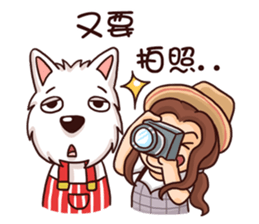 WEI&DOGGIE 'S HAPPY LIFE sticker #9565386