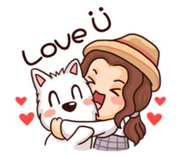 WEI&DOGGIE 'S HAPPY LIFE sticker #9565390