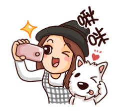 WEI&DOGGIE 'S HAPPY LIFE sticker #9565394