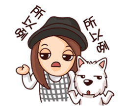 WEI&DOGGIE 'S HAPPY LIFE sticker #9565397