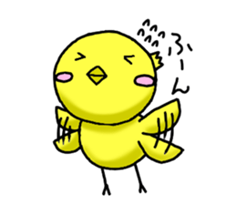 Lazy chicken and chillin chick sticker #9565732