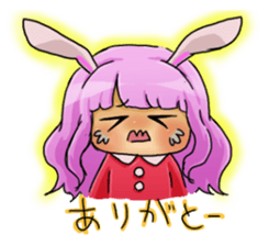 redrabbit and peoson of the in sticker #9565746