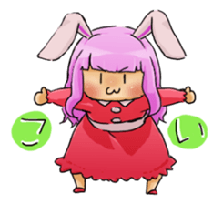 redrabbit and peoson of the in sticker #9565750