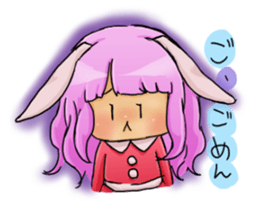 redrabbit and peoson of the in sticker #9565752