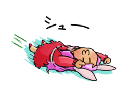 redrabbit and peoson of the in sticker #9565754