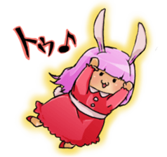 redrabbit and peoson of the in sticker #9565755