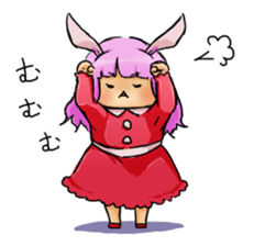 redrabbit and peoson of the in sticker #9565759