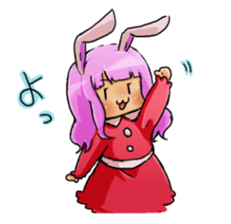redrabbit and peoson of the in sticker #9565761