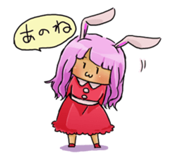 redrabbit and peoson of the in sticker #9565762