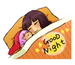 redrabbit and peoson of the in sticker #9565783