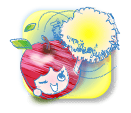 Currant- chan Sticker feat."HIME-RINGO" sticker #9565956