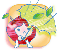 Currant- chan Sticker feat."HIME-RINGO" sticker #9565966