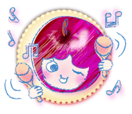 Currant- chan Sticker feat."HIME-RINGO" sticker #9565980