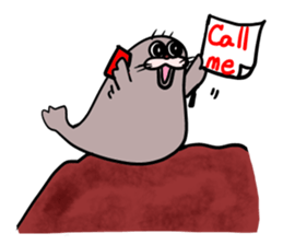 Good luck!! Sea Lion. sticker #9567161