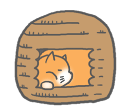 A very fat cat Dalumy sticker #9567651