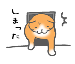 A very fat cat Dalumy sticker #9567652