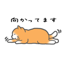 A very fat cat Dalumy sticker #9567660