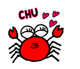 cute crabs No.2 sticker #9567795