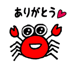 cute crabs No.2 sticker #9567807
