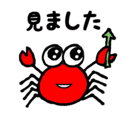 cute crabs No.2 sticker #9567823