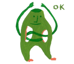 Fluffy and Big grass sticker #9568024