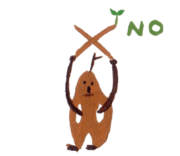 Fluffy and Big grass sticker #9568027