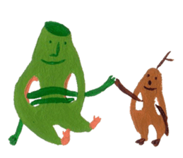 Fluffy and Big grass sticker #9568032