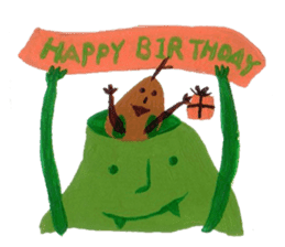 Fluffy and Big grass sticker #9568043