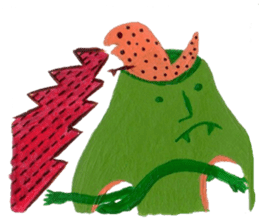 Fluffy and Big grass sticker #9568045