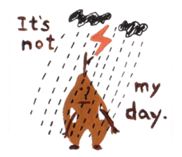 Fluffy and Big grass sticker #9568047