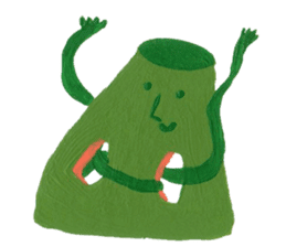 Fluffy and Big grass sticker #9568053