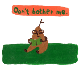 Fluffy and Big grass sticker #9568063