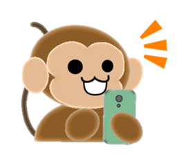 Sticker of 2016 Zodiac boy monkey sticker #9568139
