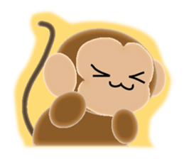 Sticker of 2016 Zodiac boy monkey sticker #9568140