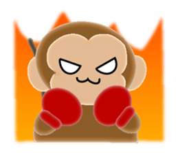 Sticker of 2016 Zodiac boy monkey sticker #9568141