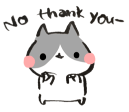 Hi, Hachiware cat2 sticker #9568707