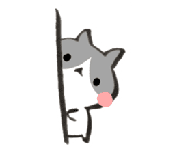 Hi, Hachiware cat2 sticker #9568709