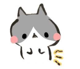 Hi, Hachiware cat2 sticker #9568711