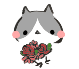 Hi, Hachiware cat2 sticker #9568718