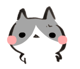 Hi, Hachiware cat2 sticker #9568719