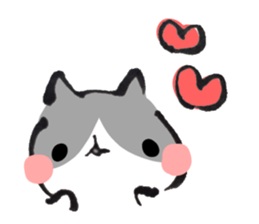 Hi, Hachiware cat2 sticker #9568724