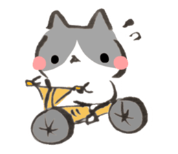 Hi, Hachiware cat2 sticker #9568730