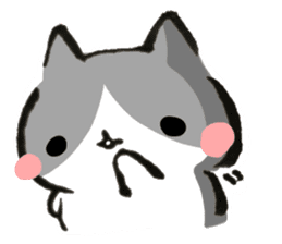 Hi, Hachiware cat2 sticker #9568733