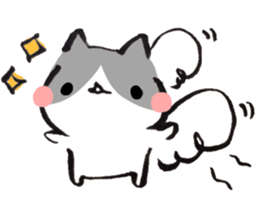 Hi, Hachiware cat2 sticker #9568735