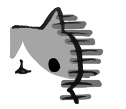 Hi, Hachiware cat2 sticker #9568739
