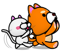 wanko and nyanko sticker #9568905