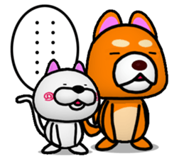 wanko and nyanko sticker #9568910