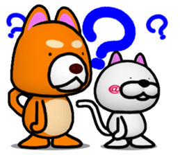 wanko and nyanko sticker #9568924
